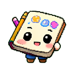 科学教科書厚 — 256×256 ピクセルアートスプライト