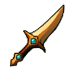 Scimitar (16-Bit) - 256x256 pixel art sprite