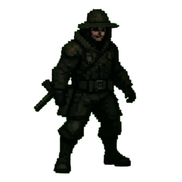 Explorador — sprite pixel art 256×256