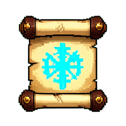 Scroll Heal (16-Bit) - 256x256 pixel art sprite
