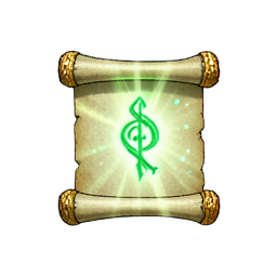 Scroll Heal (HD-2D) - 256x256 pixel art sprite