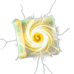 Scroll Heal (VFX) - 256x256 pixel art sprite