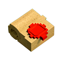 Scroll Heal (Voxel) - 256x256 pixel art sprite