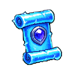 Scroll Ice (16-Bit) - 256x256 pixel art sprite