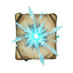 Scroll Ice (Atmospheric) - 256x256 pixel art sprite
