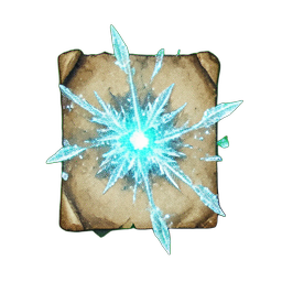 Escorregadio de Gelo (Atmósfera) — sprite pixel art 256×256