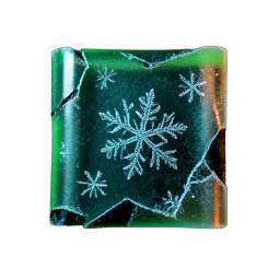 Scroll Ice (Cinematic) - 256x256 pixel art sprite