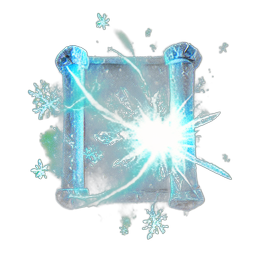 Scroll Ice (VFX) - 256x256 pixel art sprite