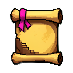 Scroll Teleport (16-Bit) - 256x256 pixel art sprite