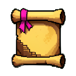 Scroll Teleport (16-Bit) — 256×256 pixel art sprite