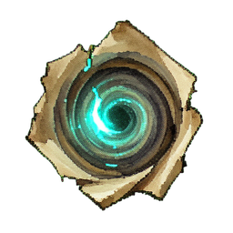 Scroll Teleport (Atmospheric) - 256x256 pixel art sprite