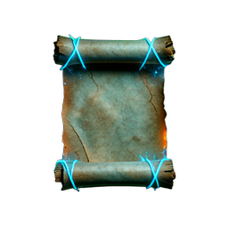 Scroll Teleport (Cinematic) - 256x256 pixel art sprite