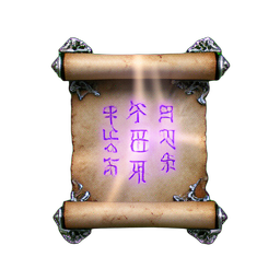 Scroll Teleport (HD-2D) - 256x256 pixel art sprite