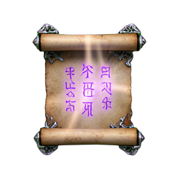 Papiro de Teletransporte (HD-2D) — sprite pixel art 256×256