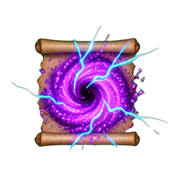 Défilement Téléportation (VFX) — sprite pixel art 256×256