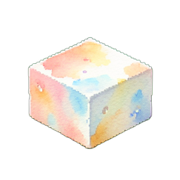 Bloco de argila para esculpir — sprite pixel art 256×256
