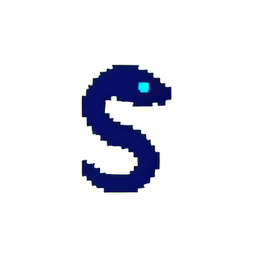 Sea Serpent (Low-Res) - 256x256 pixel art sprite