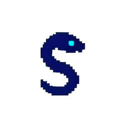 Meerespython (Niedrige Auflösung) — 256×256 Pixel-Art-Sprite