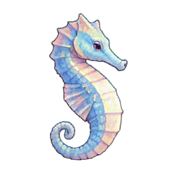 海马 — 256×256 像素游戏素材