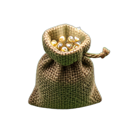 Seed Bag (HD-2D) - 256x256 pixel art sprite