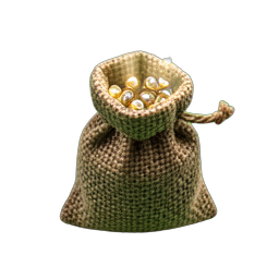 Bolsa de Semillas (HD-2D) — sprite pixel art 256×256