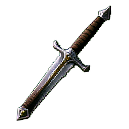 Schlangenlangschwert — 256×256 Pixel-Art-Sprite