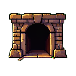 Sewer Entrance - 256x256 pixel art sprite