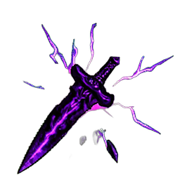 Shadow Assassin (VFX) — 256×256 pixel art sprite