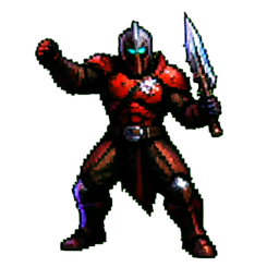 Shadow Assassin - 256x256 pixel art sprite