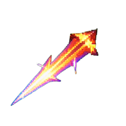 Shadow Bolt Trail — 256×256 pixel art sprite