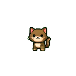 Companheiro Gato da Sombra — sprite pixel art 256×256