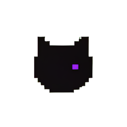 Gato da Sombra (Baixa Res) — sprite pixel art 256×256