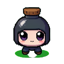 그림자 방어제 — 256×256 픽셀 아트 스프라이트