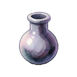 Poción de Salud Sombría — sprite pixel art 256×256
