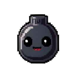 Élixir d'Endurance Sombre — sprite pixel art 256×256