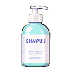 Shampoo-Pumpeflasche — 256×256 Pixel-Art-Sprite
