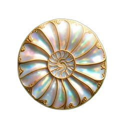 Shell (HD-2D) - 256x256 pixel art sprite