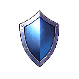 Romper y Hacer Pedazos el Escudo — sprite pixel art 256×256