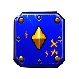 Schildwächter (16-Bit) — 256×256 Pixel-Art-Sprite