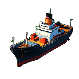 Astillero — sprite pixel art 256×256
