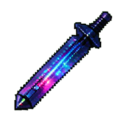 Schock-Stab — 256×256 Pixel-Art-Sprite