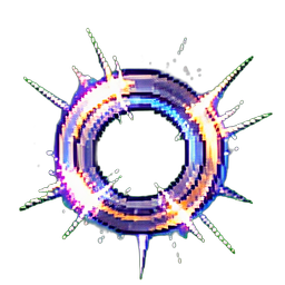 Shockwave Ring — 256×256 pixel art sprite