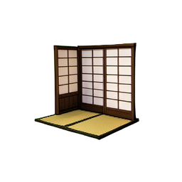 Shoji-Papier — 256×256 Pixel-Art-Sprite