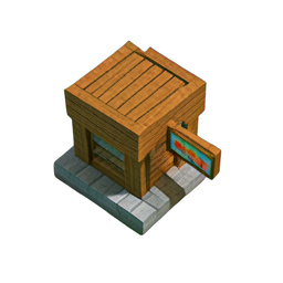 Fachada (Voxel) — sprite pixel art 256×256