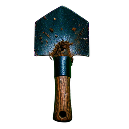 Shovel (Cinematic) - 256x256 pixel art sprite
