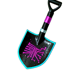 Shovel (Cyberpunk) - 256x256 pixel art sprite