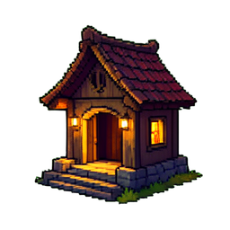 Shrine - 256x256 pixel art sprite