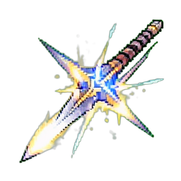 Lanzamiento de Estrella Shuriken — sprite pixel art 256×256