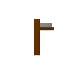 Sign Post (Low-Res) - 256x256 pixel art sprite