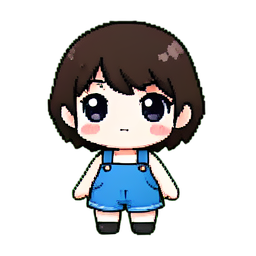 Seidenanzug — 256×256 Pixel-Art-Sprite